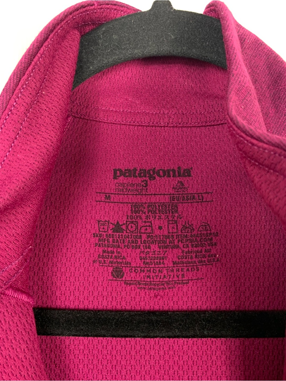 Patagonia Womens Medium Capilene Midweight Zip Neck Pullover Size Medium - Picture 4 of 4